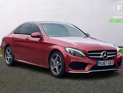 Red Used 2017 Mercedes C250 Active Sedan | £16,399 (Fair price)