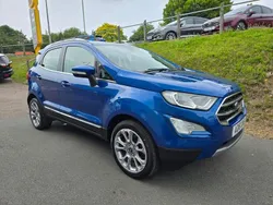 Brilliant sporty blue Used 2018 Ford Ecosport Titanium SUV | £9,250 (Fair price)