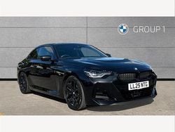 Black sapphire metallic paint Used 2025 BMW 220 M Sport Coupe | £34,975 (Fair price)