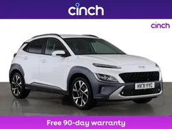 White Used 2021 Hyundai Kona Premium SUV | £13,449 (Fair price)