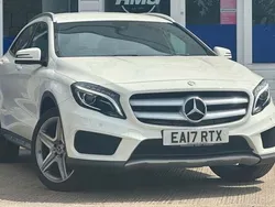 White Used 2017 Mercedes GLA200 AMG line SUV | £13,850 (Fair price)