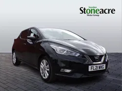 Black Used 2021 Nissan Micra Acenta Hatchback | £9,495 (Fair price)