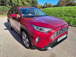 Red Used 2019 Toyota RAV4 Hybrid SUV | £26,695 (A bit pricey)