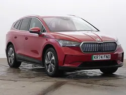 Velvet red metallic Used 2024 Skoda Enyaq iV SUV | £31,295
