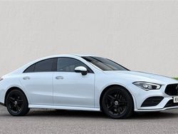 White Used 2022 Mercedes CLA200 AMG line Coupe | £29,700 (Expensive)