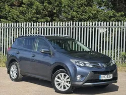 Blue Used 2013 Toyota RAV4 SUV | £9,895 (Fair price)