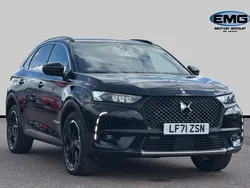 Black Used 2021 DS Automobiles DS7 Crossback Performance Line Plus SUV | £17,895 (Fair price)