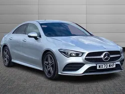 Silver Used 2020 Mercedes CLA200 AMG line Sedan | £18,050 (Fair price)
