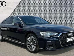 Firmament blue Used 2022 Audi A8L Advanced Sedan | £53,391 (A bit pricey)