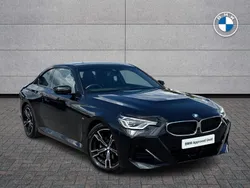 Black sapphire metallic paint Used 2024 BMW 220 M Sport Coupe | £31,490 (Fair price)