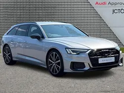 Silver Used 2024 Audi A6 Black Edition Estate | £40,850 (Expensive)