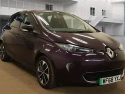Purple Used 2018 Renault Zoe Dynamique Hatchback | £5,350 (Fair price)