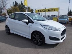 White Used 2017 Ford Fiesta ST-Line Hatchback | £6,995 (A bit pricey)