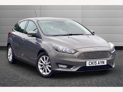 Brown Used 2015 Ford Focus Titanium Hatchback | £7,695 (Fair price)
