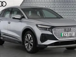 Silver Used 2021 Audi Q4 e-tron Sport SUV | £19,921 (Fair price)