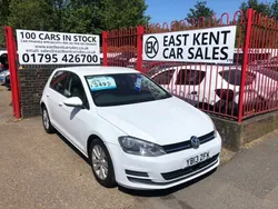 White Used 2013 VW Golf VII SE Hatchback | £4,850 (Fair price)