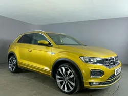 Yellow Used 2021 VW T-Roc R-line SUV | £18,999 (Good price)