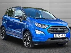Desert island blue Used 2022 Ford Ecosport ST-Line SUV | £13,095 (Fair price)