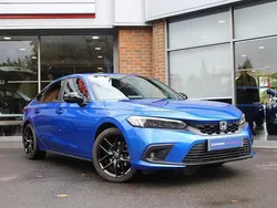 Premium crystal blue Used 2024 Honda Civic Sport Hatchback | £26,950 (Super price)