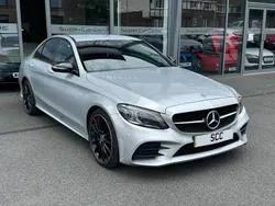 Silver Used 2020 Mercedes C220 AMG Line Premium Sedan | £20,495 (Fair price)