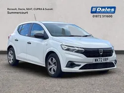 Glacier white Used 2022 Dacia Sandero Essentiel Hatchback | £9,000 (Fair price)