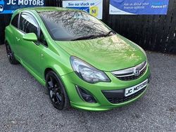 Green Used 2013 Vauxhall Corsa SRi Hatchback | £3,495 (A bit pricey)