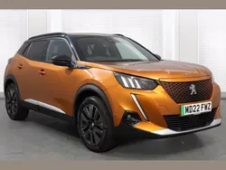 Orange Used 2022 Peugeot e-2008 Premium SUV | £13,569 (Fair price)