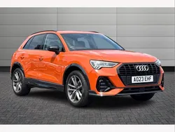 Orange Used 2023 Audi Q3 Black Edition SUV | £31,695 (Fair price)