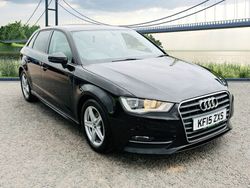 Black Used 2015 Audi A3 Sportback Design Hatchback | £7,490 (Fair price)
