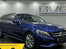 Blue Used 2017 Mercedes C220 Estate | £12,244 (Good price)