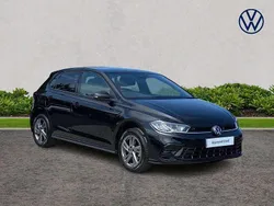 Black Used 2024 VW Polo R-line Hatchback | £21,090 (Fair price)