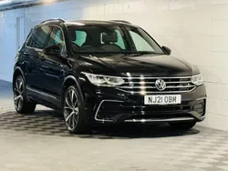 Black Used 2021 VW Tiguan R-line SUV | £17,989 (Super price)
