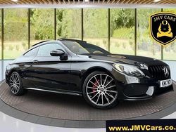 Black Used 2017 Mercedes C200 AMG Line Premium Coupe | £15,975 (A bit pricey)