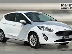 White Used 2021 Ford Fiesta Titanium Hatchback | £13,228 (Good price)