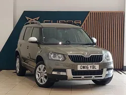 Green Used 2016 Skoda Yeti SE L SUV | £10,998 (Fair price)