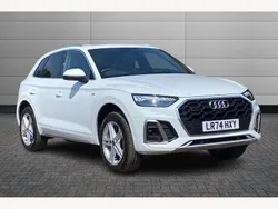 White Used 2024 Audi Q5 S-Line SUV | £42,795 (A bit pricey)