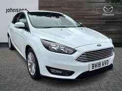White Used 2018 Ford Focus Zetec Hatchback | £6,890 (Good price)