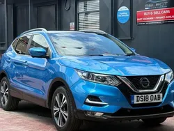 Blue Used 2018 Nissan Qashqai N-Connecta SUV | £8,989 (Good price)