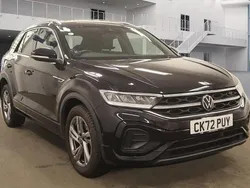 Black Used 2022 VW T-Roc R-line SUV | £22,999 (Fair price)