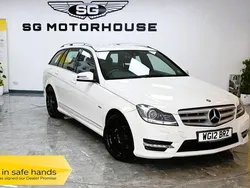 White Used 2012 Mercedes C180 Estate | £4,895 (Fair price)