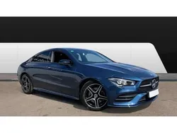 Blue Used 2023 Mercedes CLA200 AMG Line Premium Coupe | £25,500