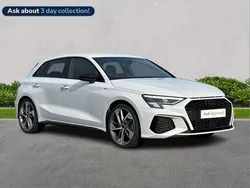 White Used 2024 Audi A3 Black Edition Hatchback | £30,035 (Expensive)