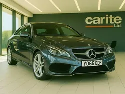 Grey Used 2015 Mercedes E350 AMG line Coupe | £12,995 (Fair price)