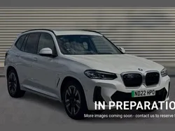 Mineral white metallic Used 2022 BMW iX3 M Sport SUV | £27,936 (Fair price)