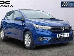 Blue Used 2022 Dacia Sandero Comfort Hatchback | £10,795 (Good price)