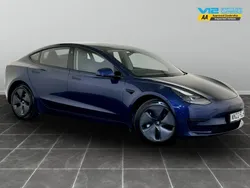 Blue Used 2022 Tesla Model 3 Standard Range Plus Sedan | £12,495 (Super price)
