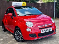 Red Used 2014 Fiat 500 S Hatchback | £3,495 (Fair price)