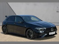 Black Used 2024 Mercedes A35 AMG Premium Plus Hatchback | £38,358 (Expensive)