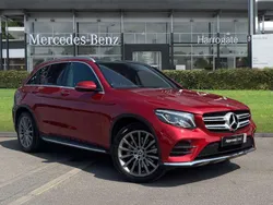 Red Used 2019 Mercedes GLC250 AMG Line Premium SUV | £22,800 (Fair price)