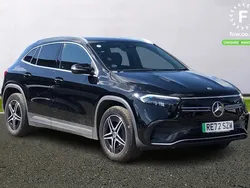 Black Used 2022 Mercedes EQA350 AMG line SUV | £23,499 (Fair price)